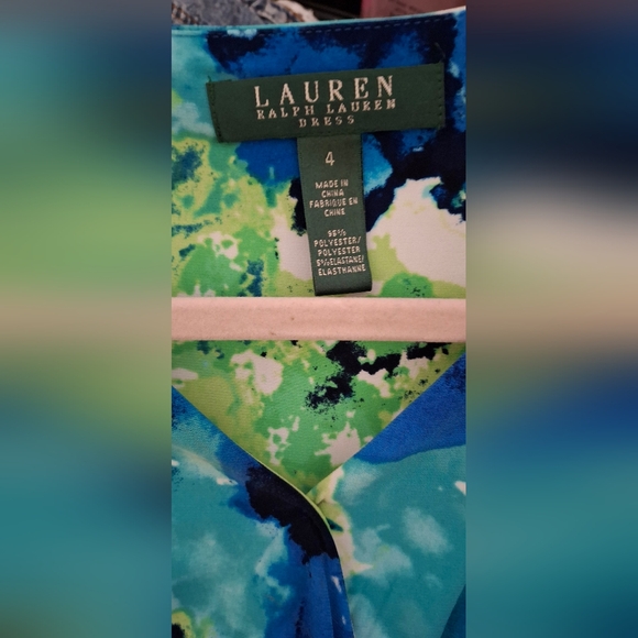 Lauren ralph lauren floral dress size 4 - Picture 4 of 8